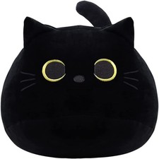 50cm Black Cat Plush Toy Black