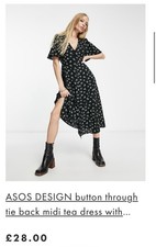 ASOS Design Button Through
