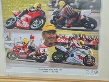 Rare joey dunlop signed keith - dunlop,