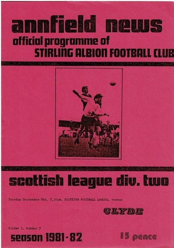 Stirling albion clyde - stirling, v