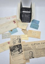 Harvard Univ Student Ephemera Lot-1950’s Transcript, Card-Walter Koenig