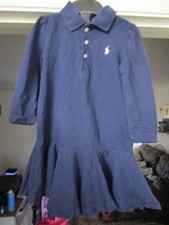 Infants Ralph Lauren Dress, Blue, 18 Months, Good Condition