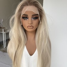 Layered Ombre Blonde Long