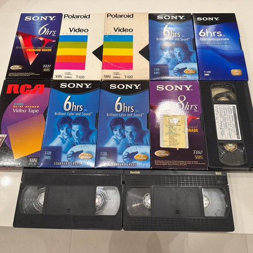 Used blank vhs - tapes, lot