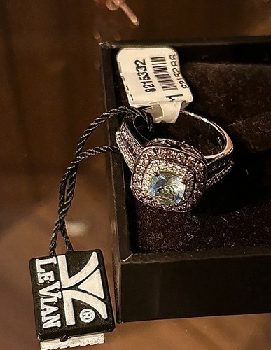 Vian 14ct gold - sea, blue