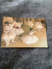 REHEARSAL OF A BALLET ON STAGE - EDGAR DEGAS POSTCARD
