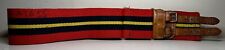 REGIMENTAL STABLE BELTS : ROYAL REGIMENT OF ARTILLERY DOUBLE  BUCKLE BELT