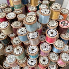 Dewhurst Sylko Thread - Wooden Reels - Pierced D300-500