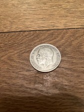 1932 Half Crown Mid Grade Slightly More Rare Example King George V