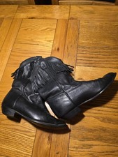 Durango Black Fringed Women's