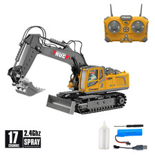 1/18 RC Excavator 17Channel Dumper 2.4Ghz Spray RC Truck Simulation Engineering 