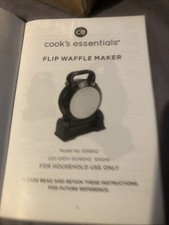 Cook's Essentials Flip Waffle
