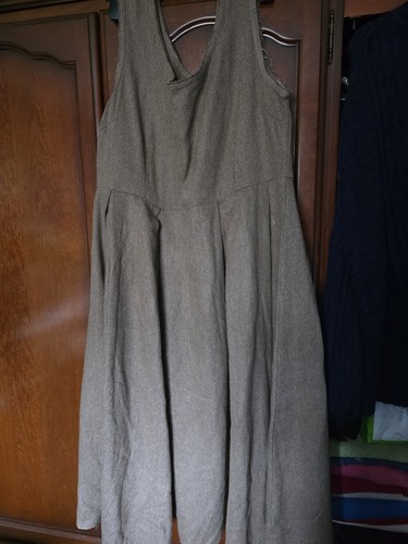 Coffee wool dress - wool, i