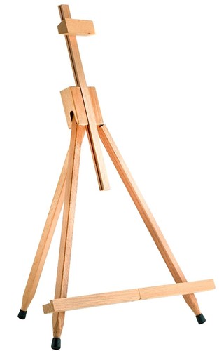 Wooden table top - wooden, easel