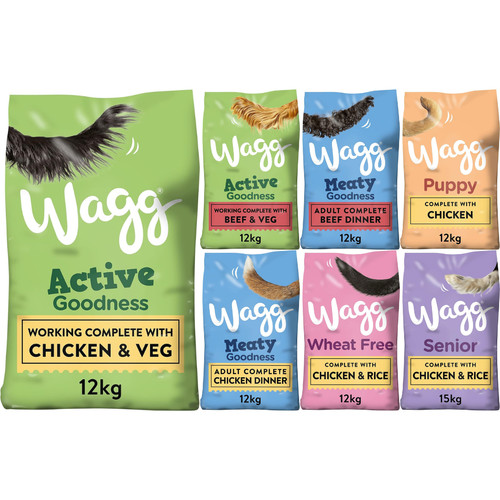 Wagg complete dry dog - dry, food