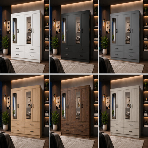 Modern high gloss wooden - wooden, 4door