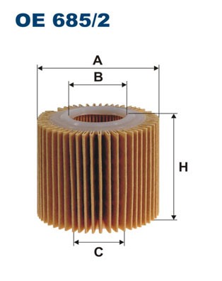 685 filtron oil filter - oe,