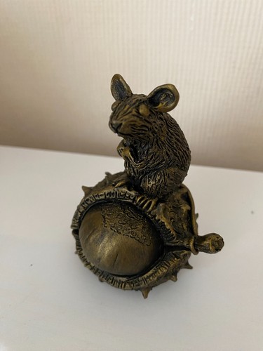 Oriele bronze resin mouse - resin,