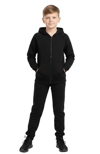 Black fox boys tracksuits - fox,