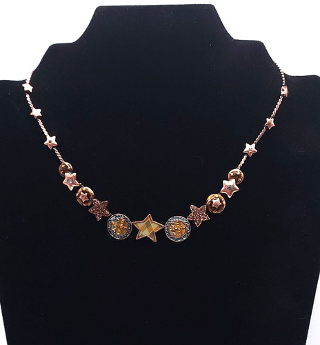 Pilgrim star necklace rose - pilgrim,