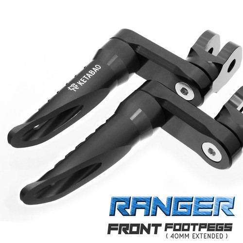 Black ranger front foot - front, pegs