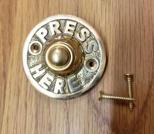 Solid brass antique - brass, victorian