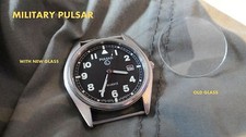 PULSAR MILITARY WATCH REPLACEMENT mineral GLASS crystal mod g10