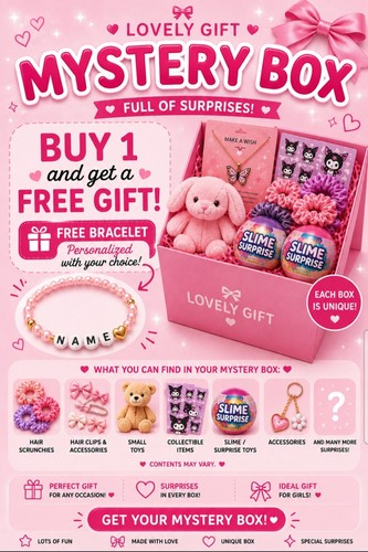 Girls mystery gift box - girls,