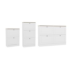 Modern White 2 3 4 Drawer Tier