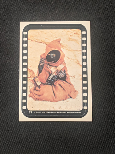 1977 star wars sticker - star, a