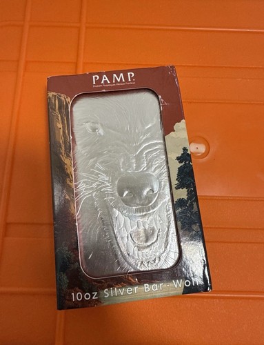 Pamp wolf 10oz - wolf, silver