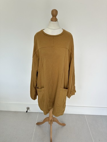 Zara mustard sweatshirt jumper - mustard,