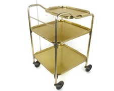 Woodmet Bar Cocktail Tea Cart