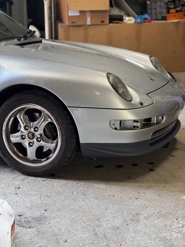 Front bumper spoiler lip - front,