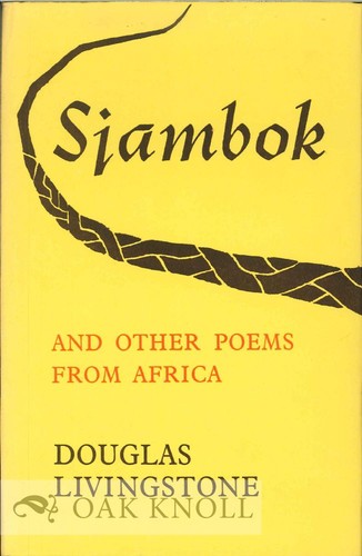 Douglas livingstone sjambok - douglas,