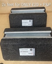 2x Rubber Flexi Feet foot