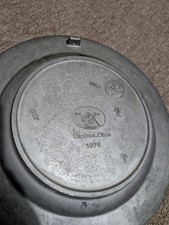 Vintage 1976 Pewter Commemorative Plate – “The Spirit of ’76” by A.M. Willard