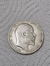 1902 Edward VII Silver .925 Crown Coin