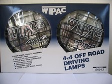 WIPAC 8 inch 4x4 Off-Road Driving lamp set inc Grilles 12V 100watt S6013 
