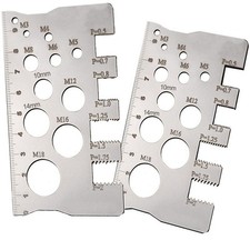 Screw Thread Pitch Gauge Ruler