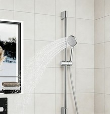 Chrome Adjustable Shower Riser