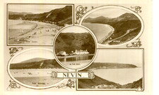 1930s postcard Multiview NEVIN