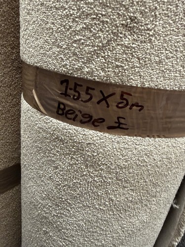 Carpet offcut beige 155cm - offcut,
