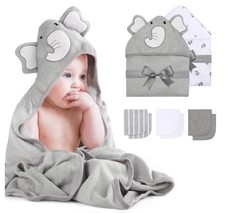 Momcozy Hooded Baby Towel Set