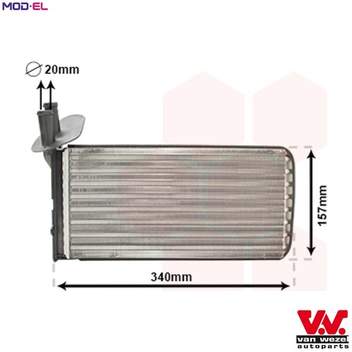 Heat exchanger interior - heat,