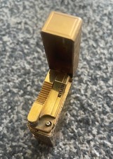 ST Dupont gold plated ribbed