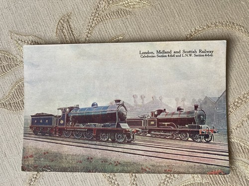 Old postcard london midland - london,,