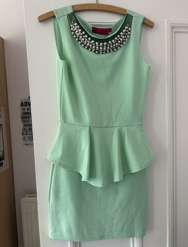 Boohoo green beaded round neck - boohoo,