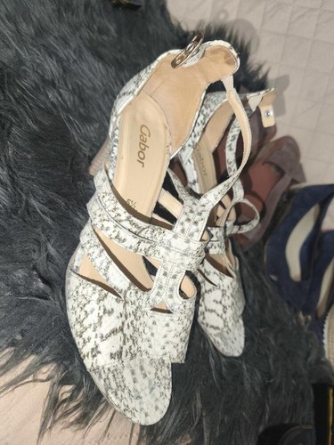 Women gabor heels grey leather - gabor,