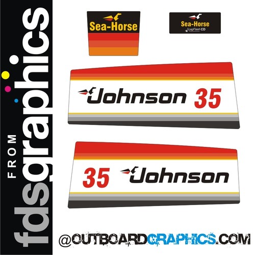 Johnson 35hp seahorse outboard - johnson,